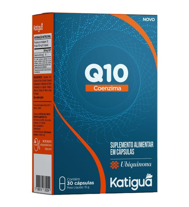 Coenzima Q10 Ubiquinona - 30 Cápsulas - Katiguá